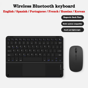 Wireless Bluetooth Touch Keyboard For iPad Phone Tablet Portable Bluetooth Keyboard and Mouse For Samsung Xiaomi  Lenovo Android
