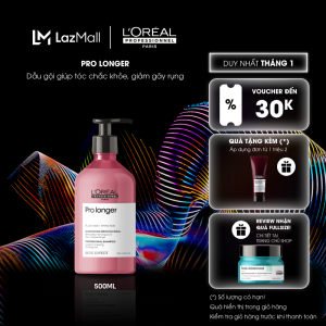 Dầu gội dưỡng tóc dài mềm mượt giảm gãy rụng chẻ ngọn chuyên nghiệp Pro Longer 500ml - Dành cho tóc dài dễ đứt gãy chẻ ngọn