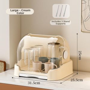 NAIFUNA | Baby Bottle Storage Box for Drying and Dustproof