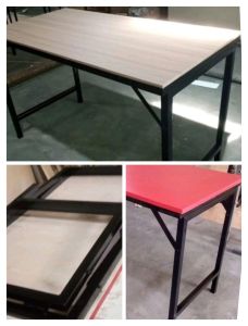 Meja Lipat Portabel Portative Semi Permanen 120x60x70