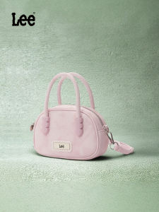 Lee Mini Bowling Bag Crossbody Handbag Womens Shopping Versatile Handbag Daily Commuting Single Shoulder Bag Candy Color