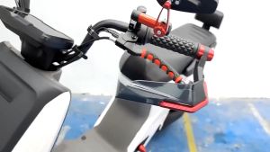 EGMOTO Motorcycle electric modified brake aluminum alloys hand guard windproof and drop protection FIT CLICK Universal