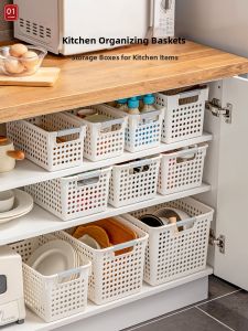 Kitchen Home Plastic Storage Basket