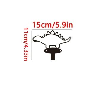 CIFbuy | CIFBUY Brand Dinosaur Silhouette Iron Wall Hooks Black Metal Coat Hanger Fun Kids Room Decor Belt Toy Organizer Modern Minimalis