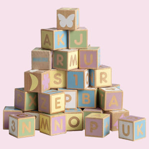 Aesthetic Educational Wooden Building Blocks 36 Pieces