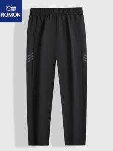 Quần Dài Thể Thao Bằng Lụa Băng Mùa Hè Mỏng Rộng Rãi Cỡ Lớn Nhanh Khô Quần Ống Đứng Thời Trang Cạp Cao Thoáng Khí