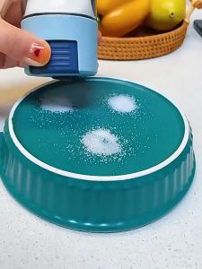 Condiment Glass Bottle Fix Press 0.5G Jar Kitchenware Seasoning Bottle Salt Pepper Sugar Cooking Container Glass