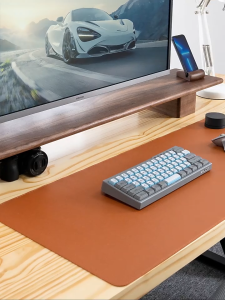 YOWXII Large PU Leather Mouse Pad Laptop Desk Mat Double-Sided Waterproof Computer Mat Desk Keyboard Mousepad Cover