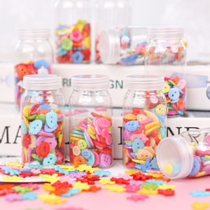 Creative DIY Colored Buttons for Sticking
