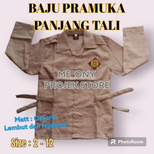 BAJU PRAMUKA PANJANG TALI OXFORD