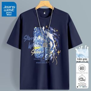 Jeanswest | Áo Thun Thể Thao Mát Lạnh Bằng Vải Ice Silk