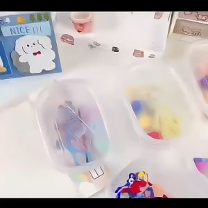 DIY Fluid Bear Keychain Handmade Violent Bear Fluid Painting Toys Kids Gift Children
