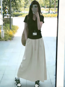XIANYIJIAO | Chân Váy Mini A-line Cao Waisted Khô Nhanh