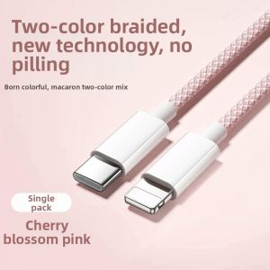 JZXS | Fast Charging Data Cable for iOS Devices Dual Type-C Braided