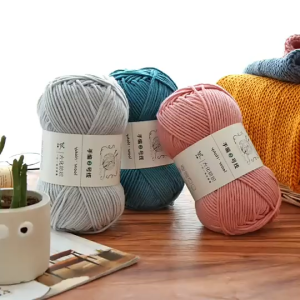 Len YAOH Wool cuộn to 100g – Sợi 3mm mềm mịn móc êm tay