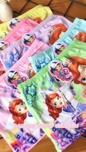 6 PCS Celana Dalam Anak Perempuan Model Boxer | CD Anak Cewek Segiempat Happy Girl 1-10 thn