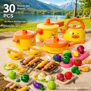 BABYSHOME | Complete Set Pretend Play Kitchen Toy for Kids