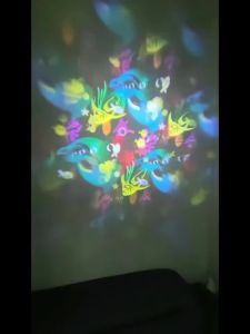 360° Rotating Starry Ocean Projection Night Light Dynamic Projector Decorative Lamp Ocean-Themed Projection Light Festival Gift
