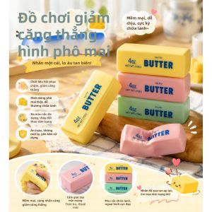 QAT | Đồ Chơi Giảm Stress Nhạy Tiếng Kêu Hình Phô Mai