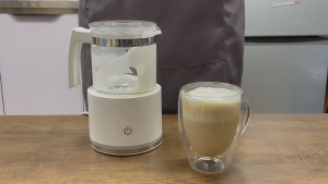 【Fomey】Electric Milk Frother Steamer & Hot Chocolate Maker – 250ml Capacity