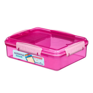 Sistema | Portable 3-Compartment Sandwich Box 975ml