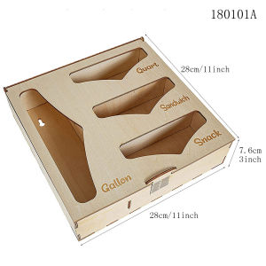  YYBAIO | Beechwood Veneer Kitchen Organizer