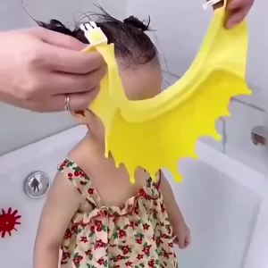 Baby Shower Cap Adjustable Baby Shower Shampoo Cap Kids Wash Hair Ear Protection Hat Shower Head Cover