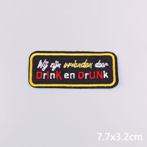 2025 New Designs Netherlands Oeteldonk Carnival Iron On Patches For Clothes Oeteldonk Emblem Embroidery Patch Decorative Badges