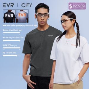 evr | Áo Thun Đạp Xe Phong Cách Retro Thấm Hút Mồ Hôi Thông Thở Nam Nữ
