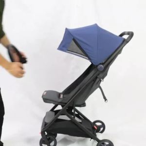 Buggy Bumper Bar ใช้งานร่วมกับ Mitu รถเข็นเด็ก Handrail พร้อมฝาครอบหนังรถเข็นเด็กที่เท้าแขนยืดหยุ่น Pram Safety Bar