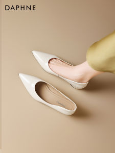 Daphne | Pointed Toe Shallow Mouth French Style High Heels