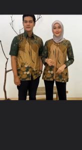 Bimasakti Kemeja Batik Pria Lengan pendek Modern Seragam Pesta Resepsi Kantor Dinas