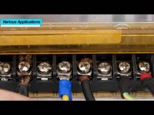 280pcs Assorted Insulated Cable Connector Electrical Wire Crimping Butting Auto Parts Kit Combination Box Insulation Terminal Wire Connector Whit Wire Cable Heat Shrink Tube Crimp Terminal