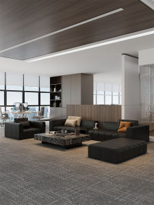 Luxurious Straight Row Sofa for Office Business Guest Beauty Salon Hotel Lobby Rest Area Reception Quality Luxury Style Sofa