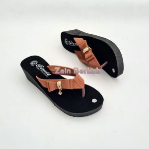 USM Sandal wedges wanita terbaru / sandal wedges pita terbaru