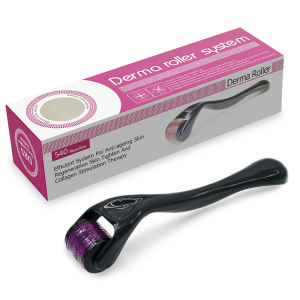 Derma Roller 540 Black 0.25mm 0.5mm Dermaroller for Face Beauty Care Dermaroller Roller