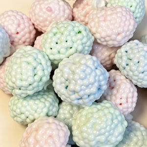 Shapeable Vacuum Squishies Sand Ball Stress Ball Noisy Ball Desktop Soothing Toy Squeezing Ball Grape Crunchy Squishy Gifts New