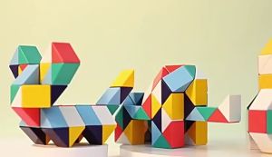 Rubik Diansheng Snake Puzzle Rubik Ular 24 48 72 Segments Magic Snake Mainan Montesori Edukasi Anak