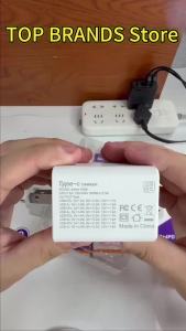 Bộ Sạc Máy Tính Để Bàn 240W 8 Trong 1 GaN USB C Bộ Sạc Nhanh Kèm Cáp Loại C Cho iPhone Samsung Xiaomi EU/US/UK Plug