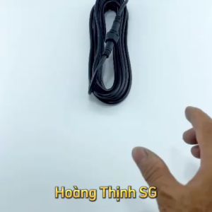 Dây nối dài 5M - 10M cho đèn Năng Lượng Mặt Trời - Dây to loại tốt - Loại cắm 2 lỗ - Ren gài khóa chắc chắn - Kín nước