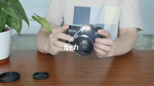 VETXI-4K ultra-high-definition 64-megapixel studio camera supports 180-degree flip screen 3.0-inch LCD display WiFi and USB-C interface YouTube vlog camera 30FPS WIFI 16x zoom\video camera recorder new recording camera