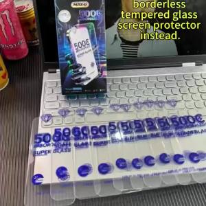 FOR iPHONE 12 PRO MAX / iPHONE 11 PRO MAX / iPHONE XS MAX / iPHONE X / iPHONE XR 500C Borderless Clear Super Glass Screen Protector