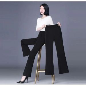กางเกงขายาวทรงหลวมเอวยางยืดสำหรับผู้หญิง กางเกงขายาวทรงหลวม ทรงขากระบอก ทรงเข้ารูป ทรงสลิมฟิต ทรงขากระบอก เอวสูง ทรงหลวม ฤดูใบไม้ผลิและฤดูใบไม้ร่วง
