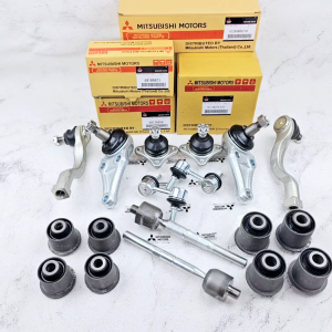 1 PAKET BUSHING ATAS BAWAH RACK END LINK STABIL BALL JOINT TIE ROD MITSUBISHI TRITON PAJERO 2014 KEBAWAH