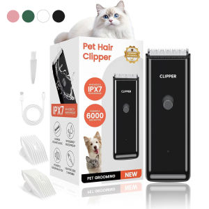 Cordless Dog Clipper Rechargeable Pet Hair Trimmer Low Noise Professional Cat Puppy Grooming Haircut Machine Electric Cutters