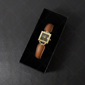 Tisell Jam Tangan Wanita Anti Air Gaya Elegan Tali Kulit Rantai Analog Watch Casual / Jam Tangan Cewek Stylish