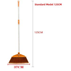 Large Broom Outdoor Yard Hard Bristle Thickened Long Handle Big Sweeper Household Cleaning Tool Garden Leaf Sweeper Broom