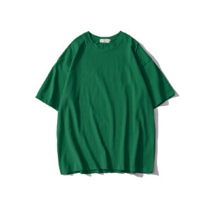 Pure Cotton American Hip Hop Streetwear T-Shirt for Women Loose Fit Mid-Length Long Sleeve Creative Printed Pattern Couple Wear