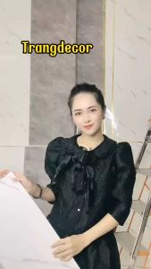 Combo 20 tấm xốp dán tường vân đá PVC kích thước 60x30cm có keo sẵn