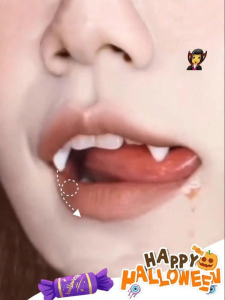 JIEBITU | Adjustable Control Vampire Teeth Toy